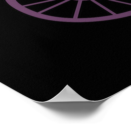 Poster En cyclo-Pedia Funny Encyclopedia Pun Dark BG (Coin)