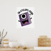 Poster En-cyclops-pedia Funny Encyclopedia Pun (Cuisine)