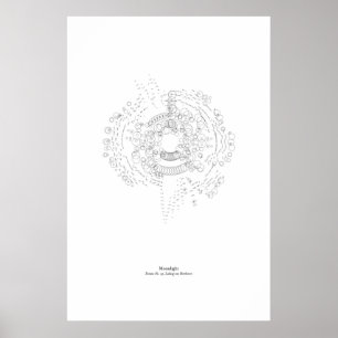Poster En dehors du personnel : Clair de lune (noir)