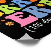 Poster En Deuxième Année 100 Jours D'École (Coin)