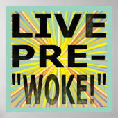POSTER EN DIRECT PRÉ-"WOKE!" (Devant)