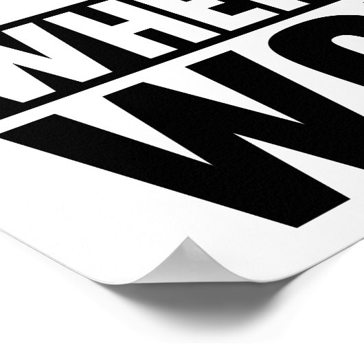 Poster En Doute. Entraînement (Coin)