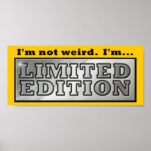 Poster en édition limitée (Devant)