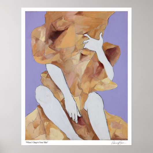 Poster en édition limitée "Quand je m'accroche à v (Devant)