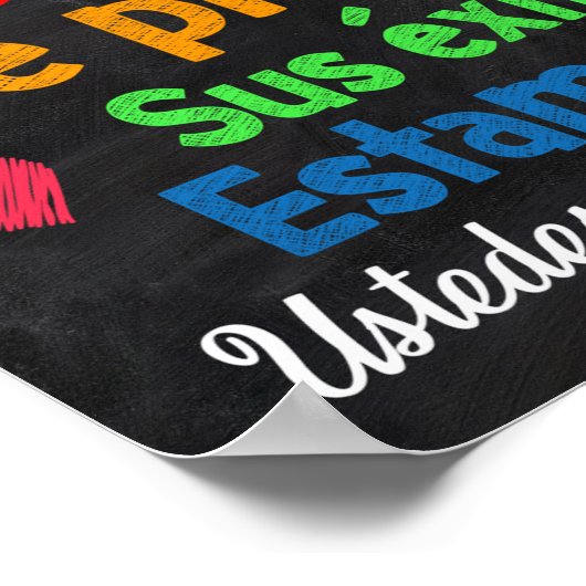 Poster en espagnol (Coin)