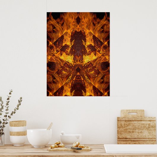 Poster En feu ! (Cuisine)