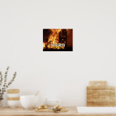 Poster En feu (Cuisine)