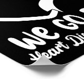 Poster En février, nous allons au mois de sensibilisation (Coin)