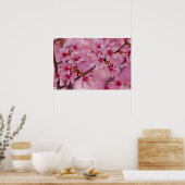 Poster en fleurs de cerisiers japonais rose (Cuisine)