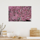 Poster en fleurs de cerisiers japonais rose (Cuisine)