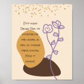 Poster en forme de Boho paisible (Devant)