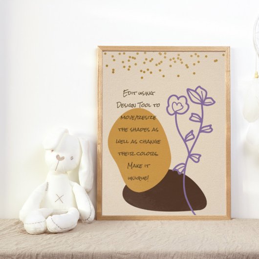 Poster en forme de Boho paisible