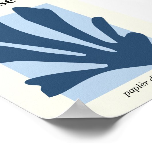 Poster en forme inspiré de Matisse (Coin)