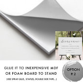 Poster En français, bienvenue à Unplugged Ceremony Sign