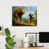 Poster En fuite (Bureau à domicile)