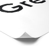 Poster En - Haricots verts (Coin)