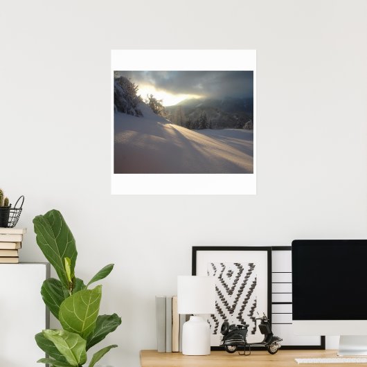 Poster En hiver (Bureau à domicile)