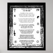 Poster En Laissant L'Obscurité, Entrez Dans La Lumière (Devant)