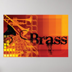 Poster en laiton