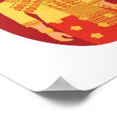 Poster en laotien (rouge) Matryoshka (Coin)