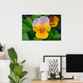 Poster en lavande et en sorbet orange (Bureau à domicile)