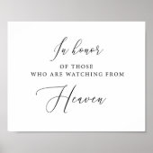 Poster En l'honneur de ceux qui regardent du ciel (Devant)