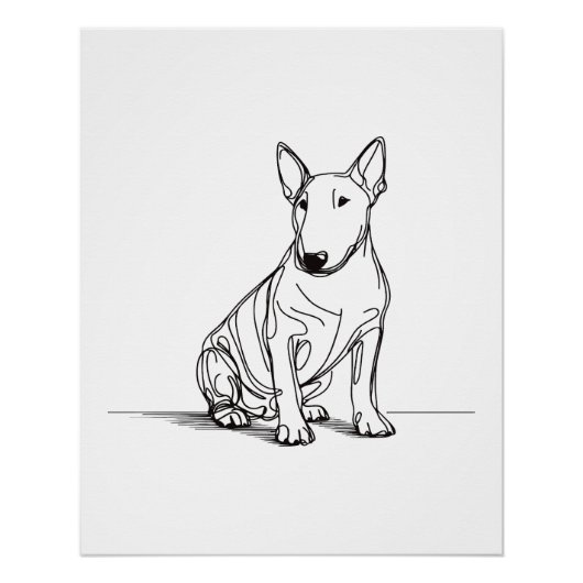 Poster en ligne Bull Terriers (Devant)