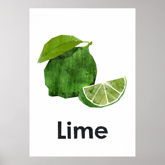 Poster En - Lime (Devant)