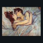 Poster En Lit - Le Baiser D'Henri De Toulouse<br><div class="desc">En Lit - Le Baiser D'Henri De Toulouse</div>