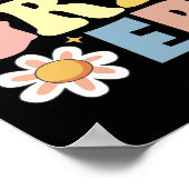 Poster En Ma 11E Ère De 11E Année De Retour À L'École (Coin)