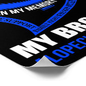 Poster En ma mémoire de mon frère ALOPECIA AWARENESS (Coin)