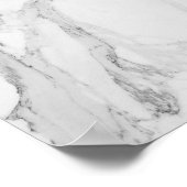 Poster en marbre blanc et gris (Coin)