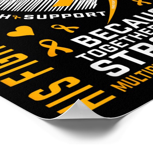 Poster En Mars Nous Portons Orange Frère En Droit Multipl (Coin)