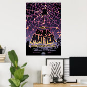 Poster en Matière Noire. (Bureau à domicile)