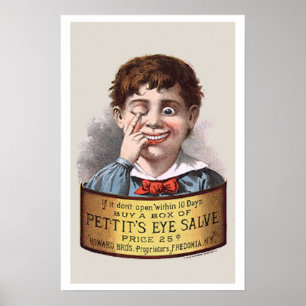 Poster en médecine vintage