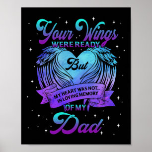 Poster En Mémoire Affectueuse De Mon Père Prévention Du S