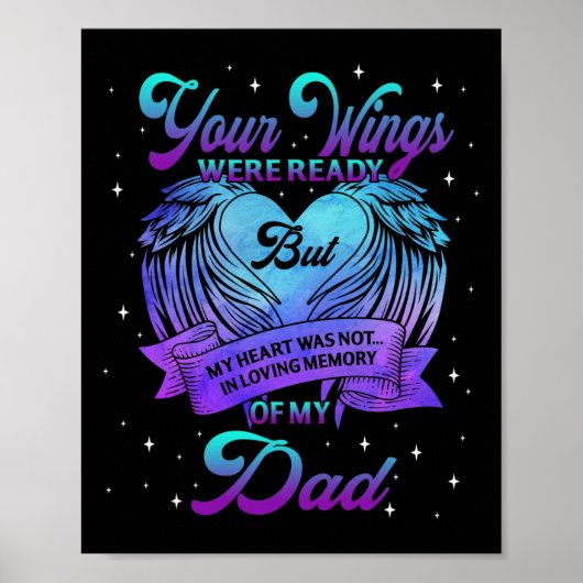 Poster En Mémoire Affectueuse De Mon Père Prévention Du S (Devant)
