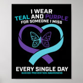 Poster En Mémoire Affectueuse Papillon Papa Prévention du (Devant)