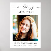 Poster En mémoire d'amour Funérailles commémoratives Homm (Devant)