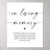 Poster En Mémoire d'amour, Table commémorative Mariage (Devant)