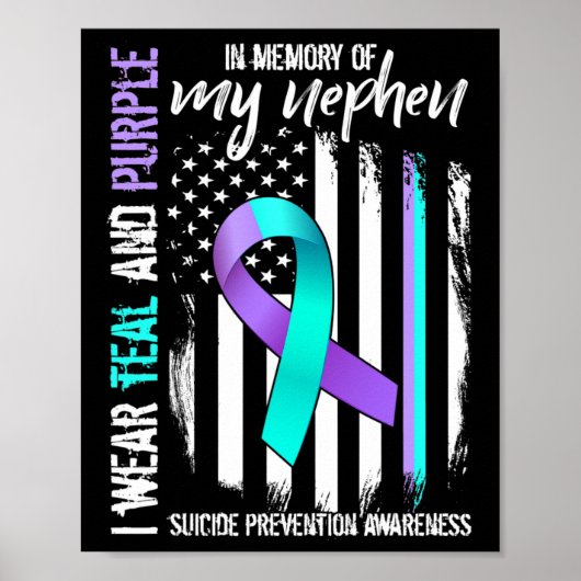 Poster En Mémoire De Ma Prévention Du Suicide Nephew (Devant)