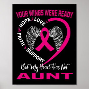 Poster En Mémoire De Ma Tante Sensibilisation Au Cancer D