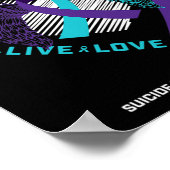 Poster En Mémoire De Mon Frère Prévention Du Suicide (Coin)