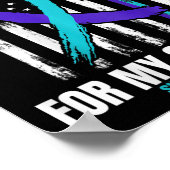 Poster En Mémoire De Mon Grand-Mère Drapeau De Sensibilis (Coin)