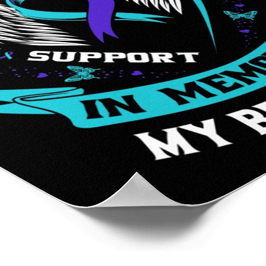 Poster En mémoire de mon meilleur ami la sensibilisation (Coin)