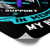 Poster En Mémoire De Mon Meilleur Ami Sensibilisation Au (Coin)