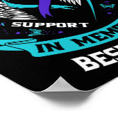 Poster En mémoire d'un meilleur ami aimant - Sensibilisat (Coin)