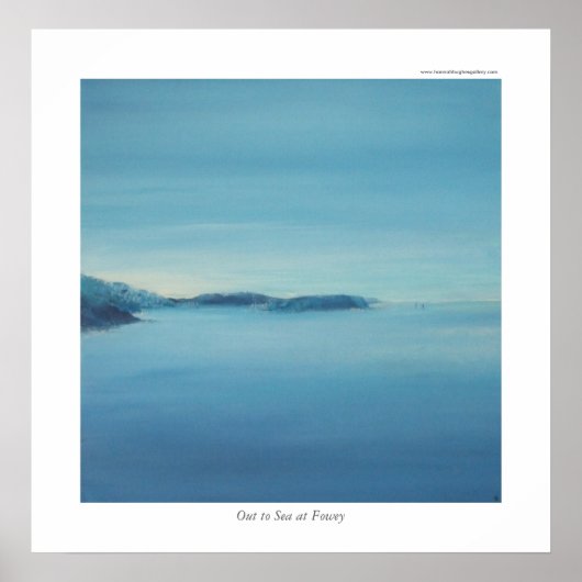 Poster En mer à Fowey (Devant)