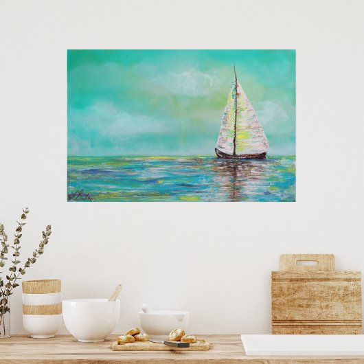 Poster en mer seul (Cuisine)