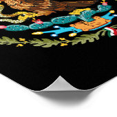 Poster En Mexique Aigle Fête de l'Indépendance Mexicaine (Coin)